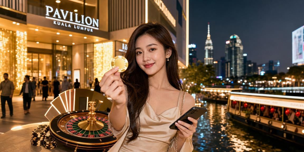 Meja roulette kasino online gaya Malaysia di Kuala Lumpur